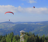 Paragliding �ber dem Hasenhorn